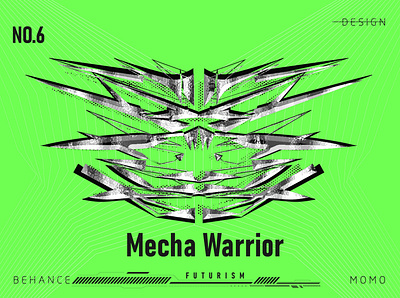 Mecha Warrior color design graphic illustration inspiration shape visual