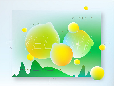 Yellow 03 color design graphic inspiration shape visual yellow