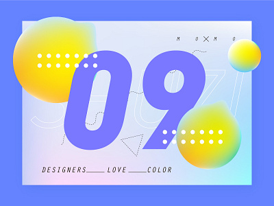 Color 7 color design inspiration line shape ux visual