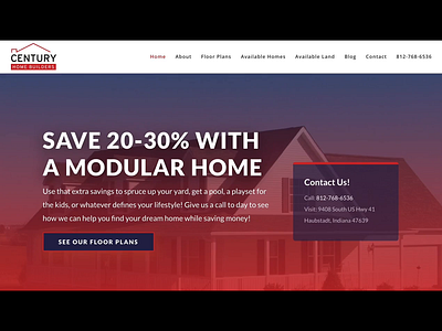 Century Home Builders adobe xd graphic design mobile interface ui user experience ux