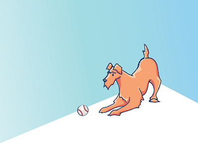 Irish Terrier Illustration adobe illustrator character design custom design custom imagery design graphic design illustration wacom wacom design