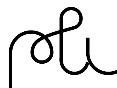 curving ... logotype vector