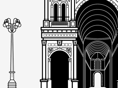 New map in the making ... ai city illo italy map milano vector