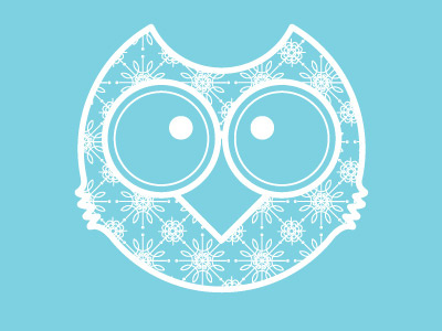 Lechuzita animals blue owl xmas