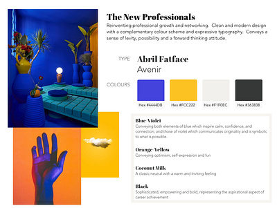 Moodboard branding colors design moodboard typography