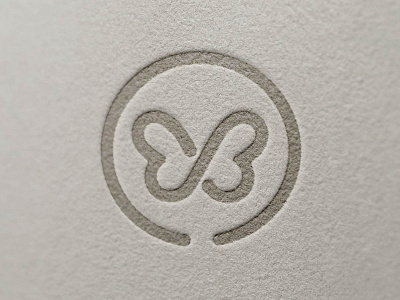 BATCH Logo brand branding butterfly designparlor felt lettering logo mark minimal minimaldesign neutral stamp stamping