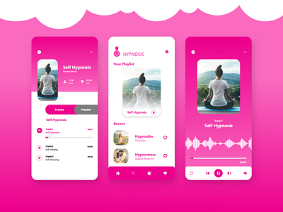 HYPNOSIS Conceptual Design app design ui ux