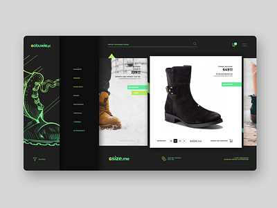 eobuwie e commerce logo ui ux webdesign website