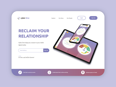 Website Revamp about us adobe xd app design gradient home page homepage design landing page landing page design login mockup photoshop sign up software development uiux user interface webdesign website design whitespace