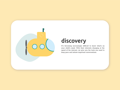 Discovery branding discover discovery flat design flat illustration illustrator logo submarine vector vector illustration website website design