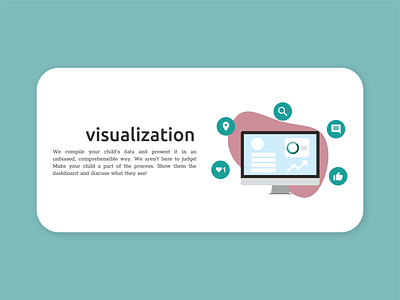 Visualization branding design flat design flat illustration illustration illustrator vector vector illustration website website design