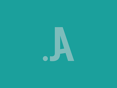 JA Monogram branding flat flat design flat illustration icon illustrator logo logo design logotype portfolio typography vector