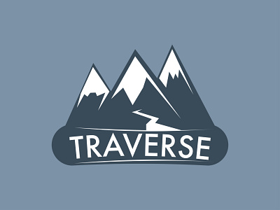 Traverse branding dailylogochallenge design illustration illustrator logo minimal mountains ski snow snowboard vector