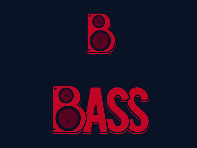 Bass bass bass music branding dailylogochallenge design illustrator minimal vector