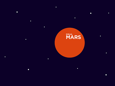 Mission MARS icon logo wip