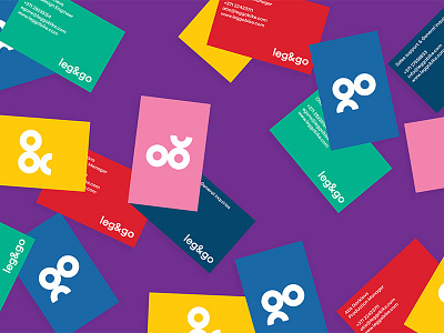 Leg&Go Business cards bike branding business cards color colourful duplexing fun kickstarter kids logo startup