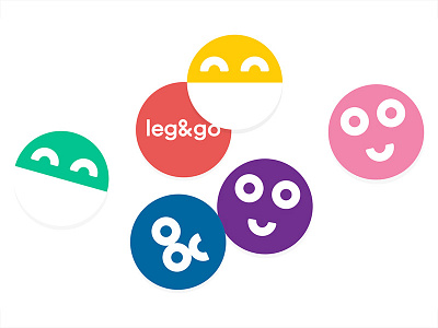 Leg&Go emoji icons for pins