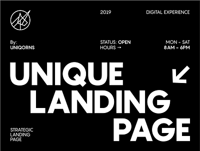 UNIQUE landing page custom design development digital experience landing landing page design landingpage page strategic strategy ui ux uxui web design webdev webpage website websitedesign