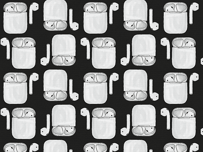 airpods airpod airpod pattern airpods android apple apple airpods apple inc design headphones illustration ios iphone logo merchandise design pattern sticker summer summer 2020 tshirt tshirtdesign