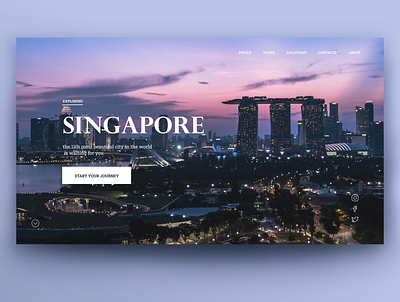 Singapore concept concept figma singapore ui ux uxui web design webdesign welovewebdesign