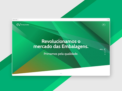 Embalvidro Website animation copywriting creative direction design information architecture maintenance and support minimal ui ux web web design web development website