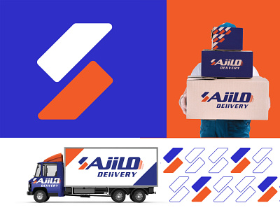 Sajilo Delivery Logistic Logo | Branding branding delivery service graphic design logistic company logo logo product design