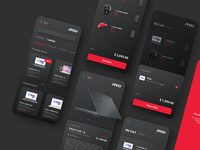 MSI Store App Design