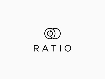 Ratio Logo Vertical circle circle logo logo minimal ratio