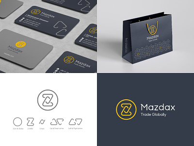 Mazdax Branding project brand design branding graphic design logo logo design visual identity
