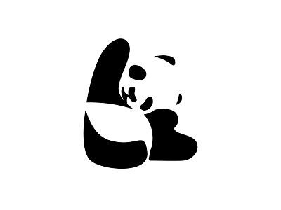 Panda Logo art bamboo black branding dailylogochallenge design logo logo inspiration logobrand logomark logotype panda panda bear panda global panda illustration panda logo pandas white white background whitespace