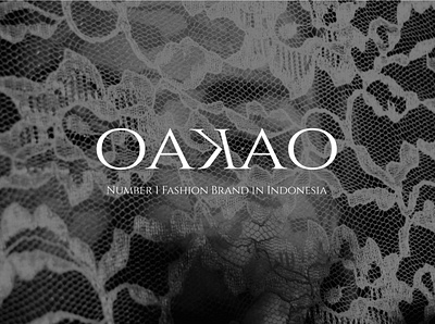 OAKAO Fashion Wordmark logo branding dailydesignchallenge design fashion lettering logo logo inspiration logobrand logomark logotype oakao typography