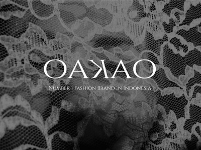 OAKAO Fashion Wordmark logo