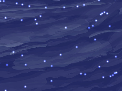 illustration of the sky at night with the stars