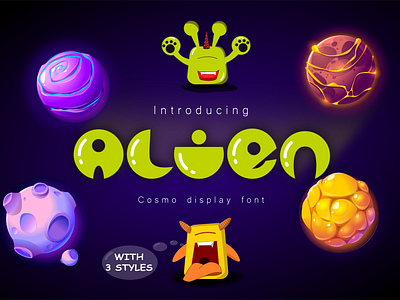 Alien | kids display font