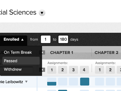 Sciences dropdown numbers proxima nova stacks ui