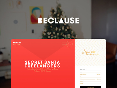 Beclause: A Secret Santa for Freelancers beclause gifts northparallel secret santa