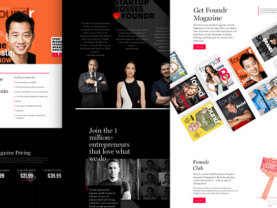 Upcoming Foundr Magazine redesign art direction branding entrepreneurs founder mag foundr magazine typography