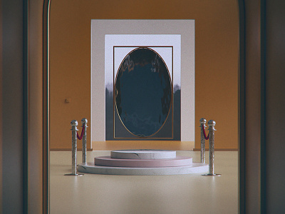 Mirror - The intro 3d art artwork cinema4d cycles4d design digitalart miniature mirror photorealism surreal