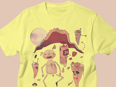 Its Somebodys Birthday Today Dribbbleshot apparel drawing illustration shirt