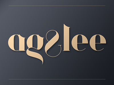 AG&Lee branding identity logo mark wordmark