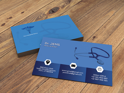Medical business card design