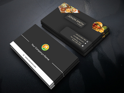 Restaurants business card design