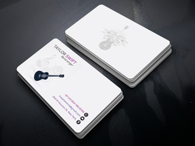 Music business card design