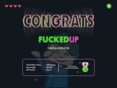 FUCKED-UP design futura graphicdesign illustration neon nexa typography vector video game