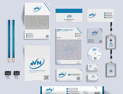 stationary Design branded content branding business card cd cover design cd design color design font logo vector