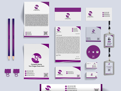 stationary mockup Design branded content brochure design cd cover design design eye touch font icon id card logo vector