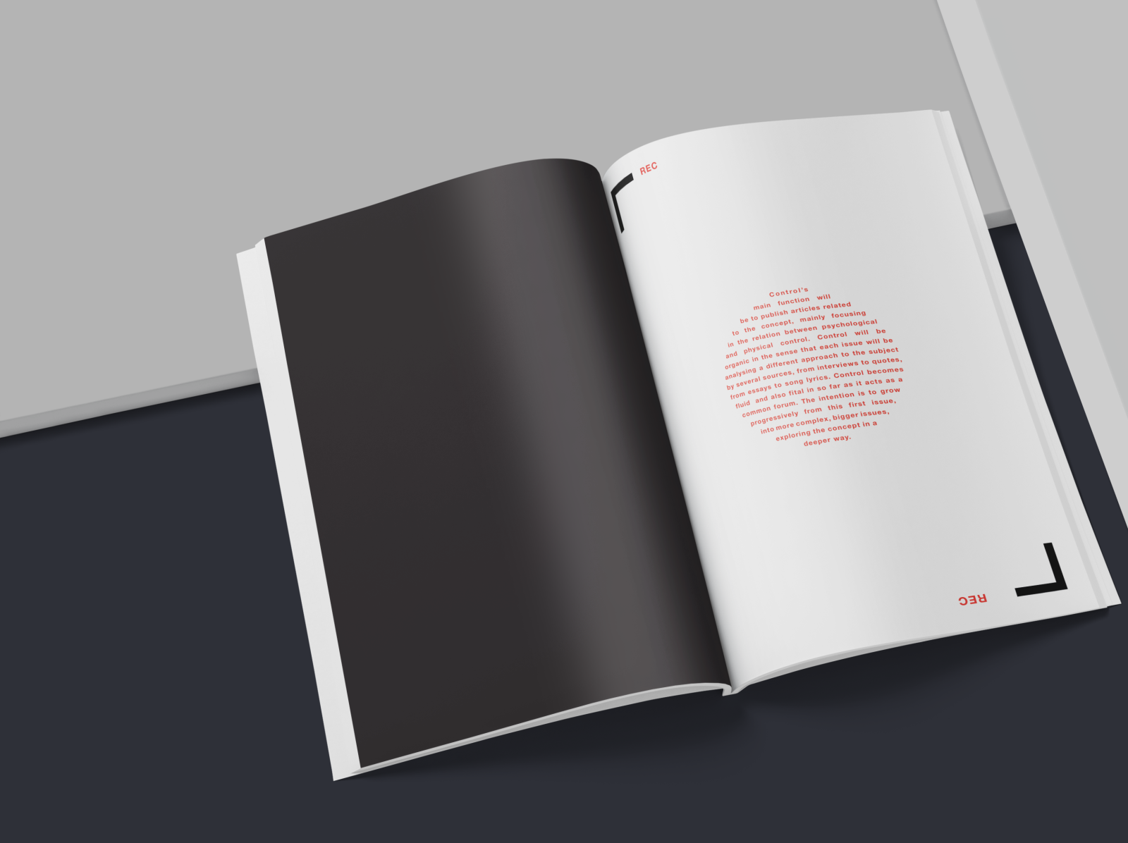 CONTROL - Magazine Editorial by Beatriz Mateus on Dribbble