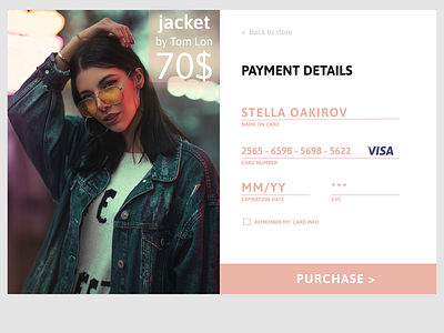 DailyUi2 - Creditcard checkout