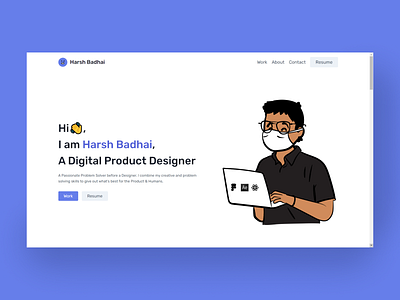 My Portfolio Website clean design figma landingpage light minimal portfolio reactjs ui ux webdesign webdevelopment website