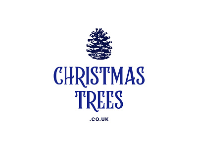 Christmas Trees Logo brand branding identity illustration logo trees